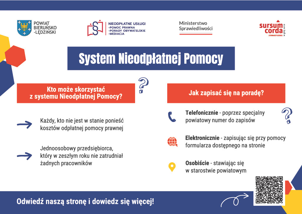 Nieodpłatna Pomoc Prawna - Plakat 1