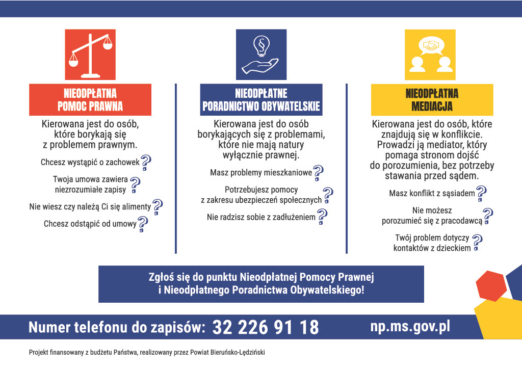Nieodpłatna Pomoc Prawna - Plakat 2