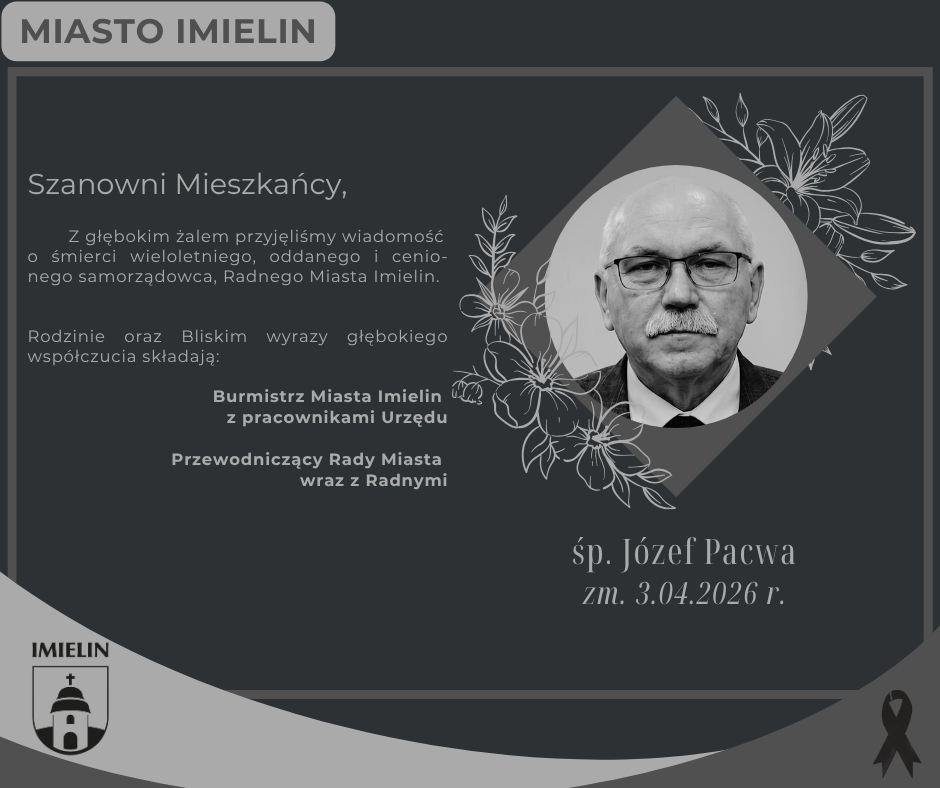 Nekrolog śp. Józefa Pacwy