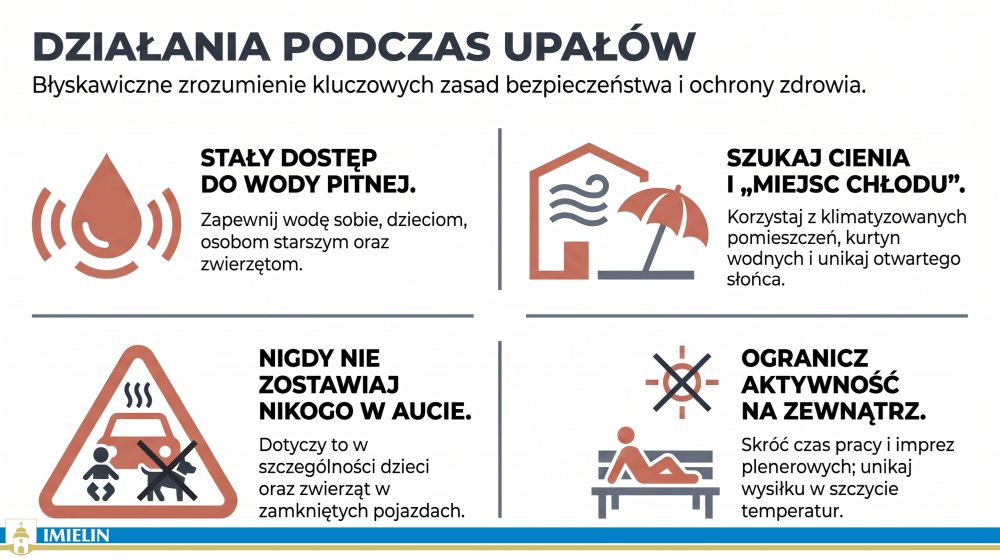 Zasady bezpieczeństwa podczas gorących dni
