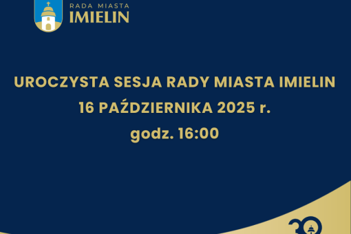 Uroczysta Sesja Rady Miasta Imielin