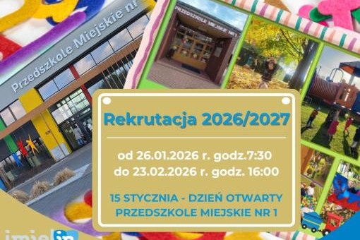 Przedszkola - Rekrutacja 2026/2027