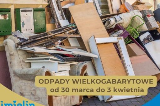 Informacja o zbiórce odpadów wielkogabarytowych (30.03 – 03.04.2026)