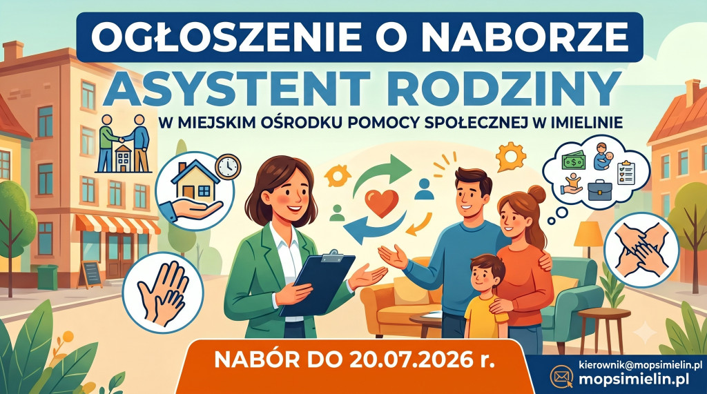 Nabór na stanowisko Asystenta Rodziny - MOPS Imielin